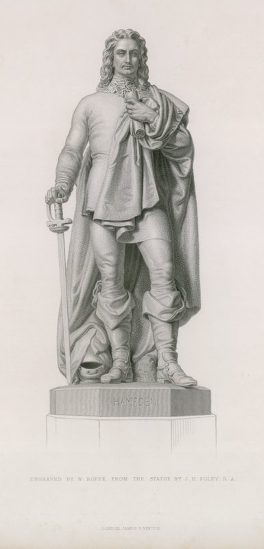 John Hampden Heykeli by English School