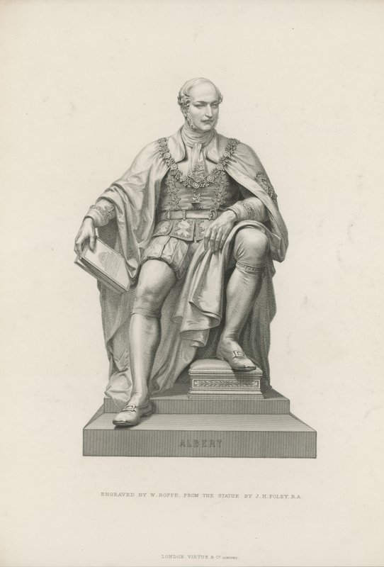 Prens Albert heykeli by English School
