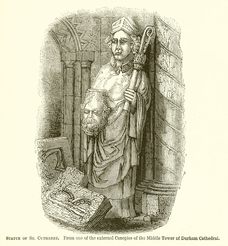 Aziz Cuthbert Heykeli by English School