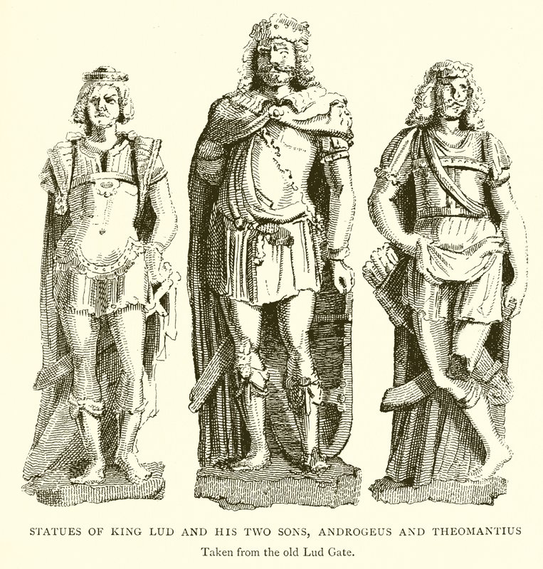 Kral Lud ve İki Oğlu Androgeus ve Theomantius