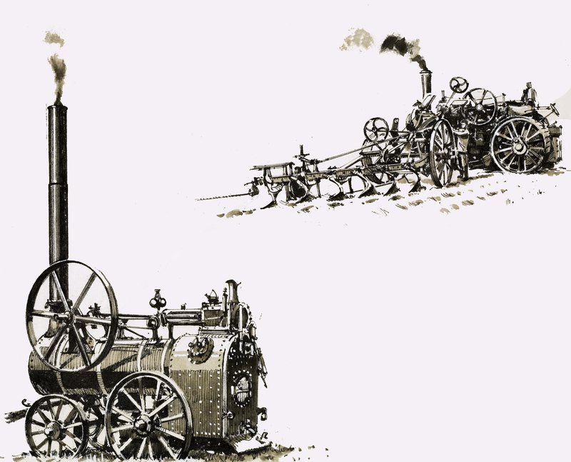 Buharlı motorlar by English School