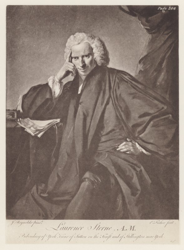 Sterne, Laurence (taş) by English School