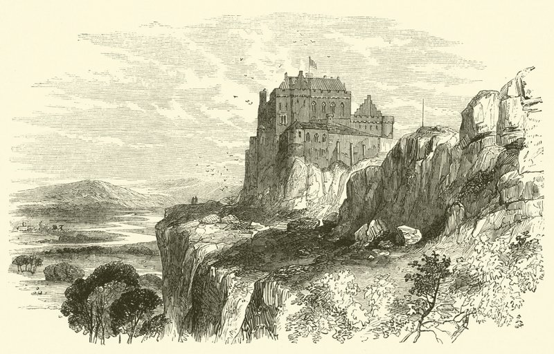 Stirling Kalesi (gravür) by English School