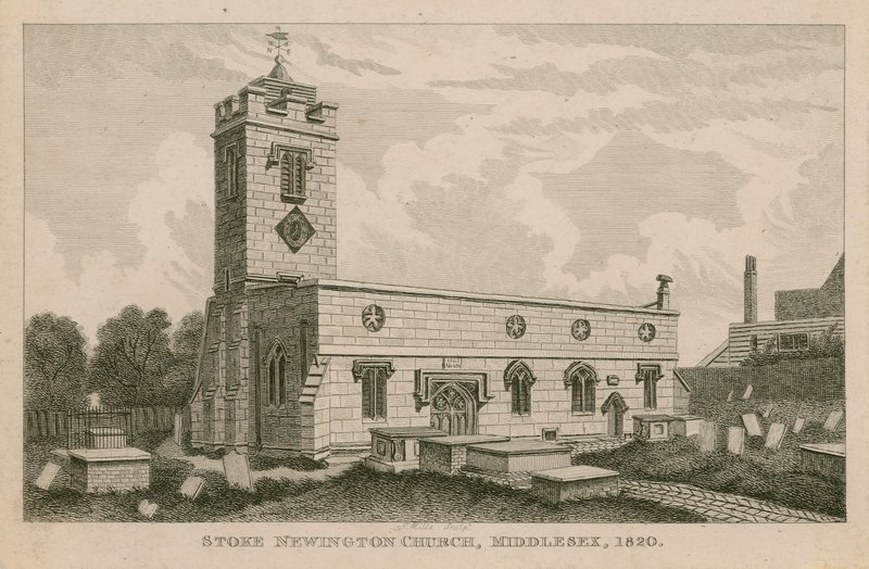 Stoke Newington Kilisesi by English School