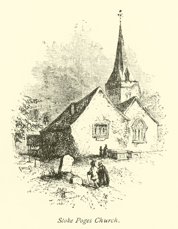 Stoke Poges Kilisesi by English School