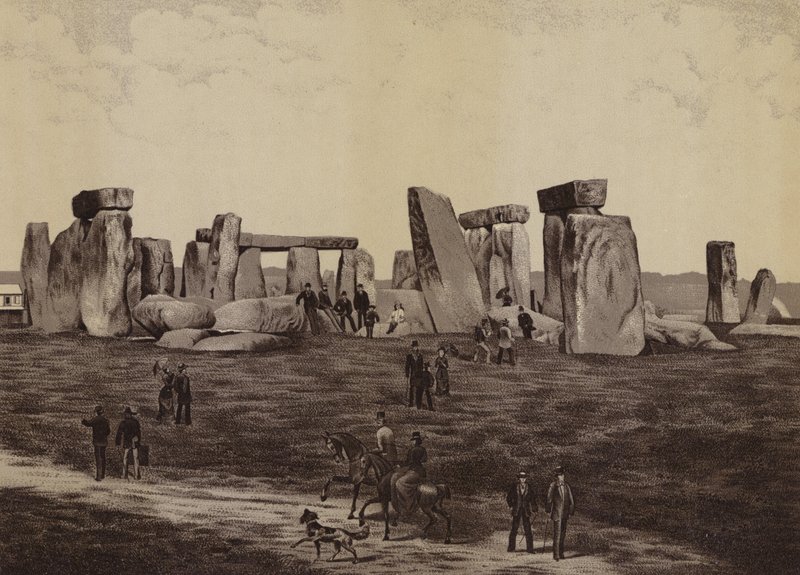 Stonehenge (lito) by English School