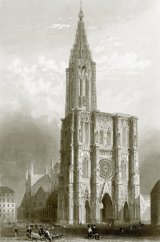 Strazburg katedrali by English School