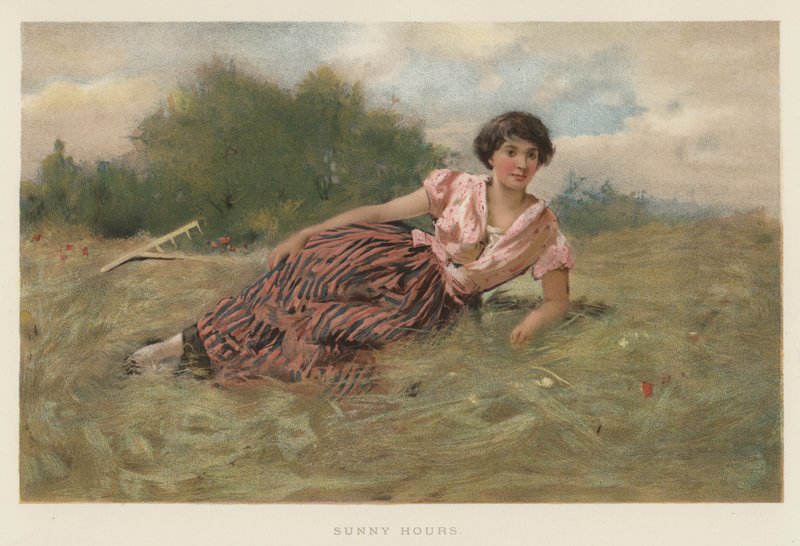 Güneşli Saatler (kromolitho) by English School