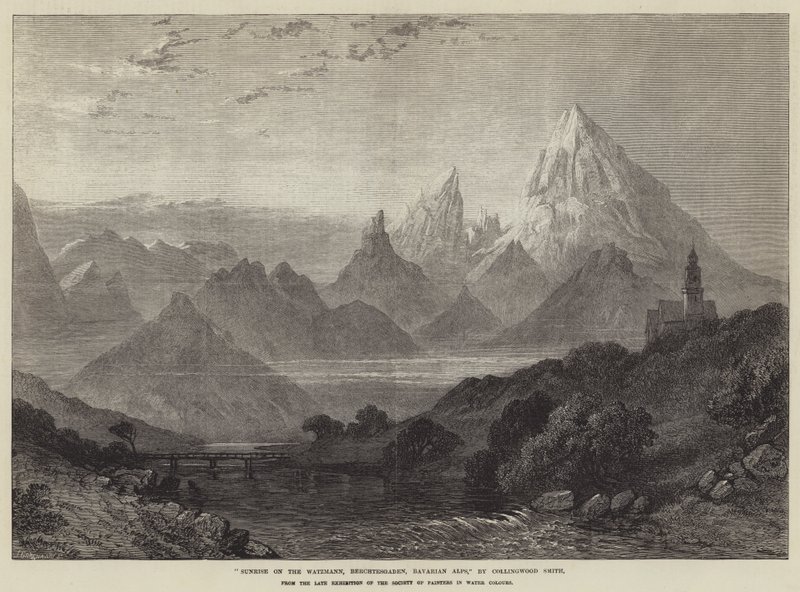 Watzmann, Berchtesgaden, Bavyera Alpleri