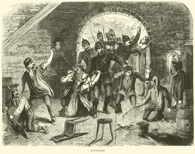 Sürpriz, Ocak 1871 by English School