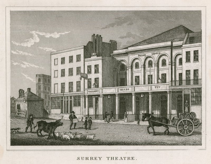 Surrey Tiyatrosu, Blackfriars Yolu, Londra by English School