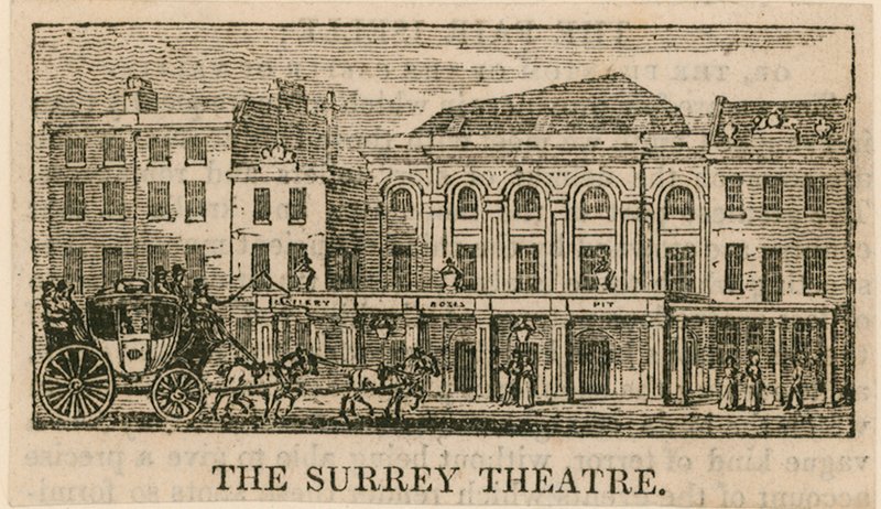 Surrey Tiyatrosu, Blackfriars Yolu, Londra by English School