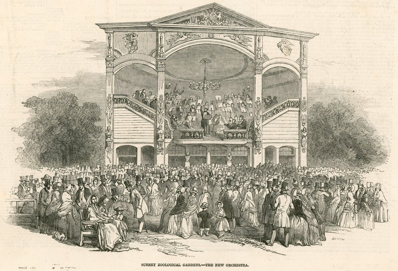 Surrey Hayvanat Bahçeleri, Kennington, Londra: yeni Orkestra by English School