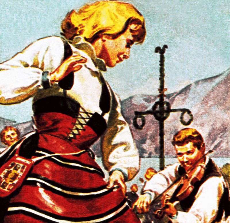 İsveçli kız dans ediyor by English School