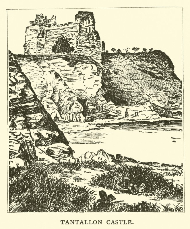 Tantallon Kalesi by English School