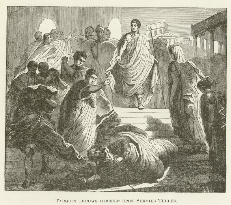 Tarquin kendini Servius Tullius