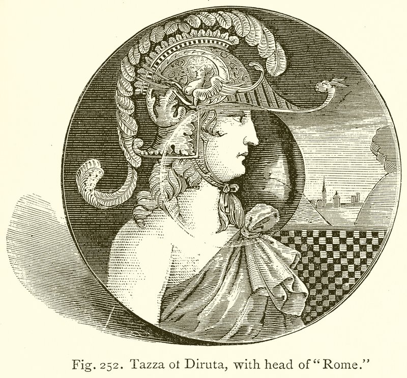 Roma Başkanı ile Diruta Tazza, by English School