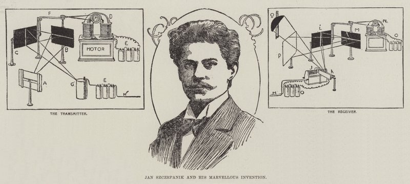 Telektroskop (gravür) by English School