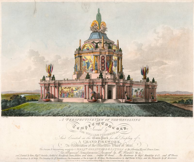 1814 Barışı için inşa edilen Concord Tapınağı by English School
