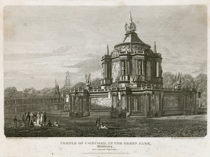 1814 Barışı için inşa edilen Concord Tapınağı by English School