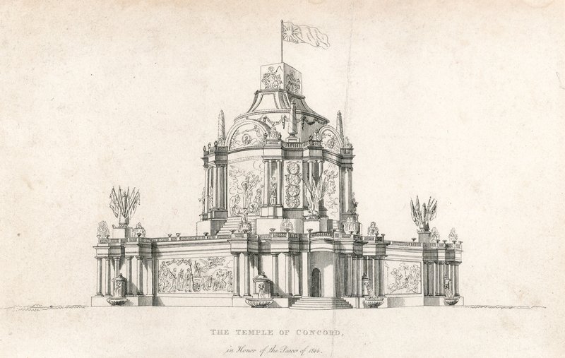 1814 Barışı için Concord Tapınağı by English School