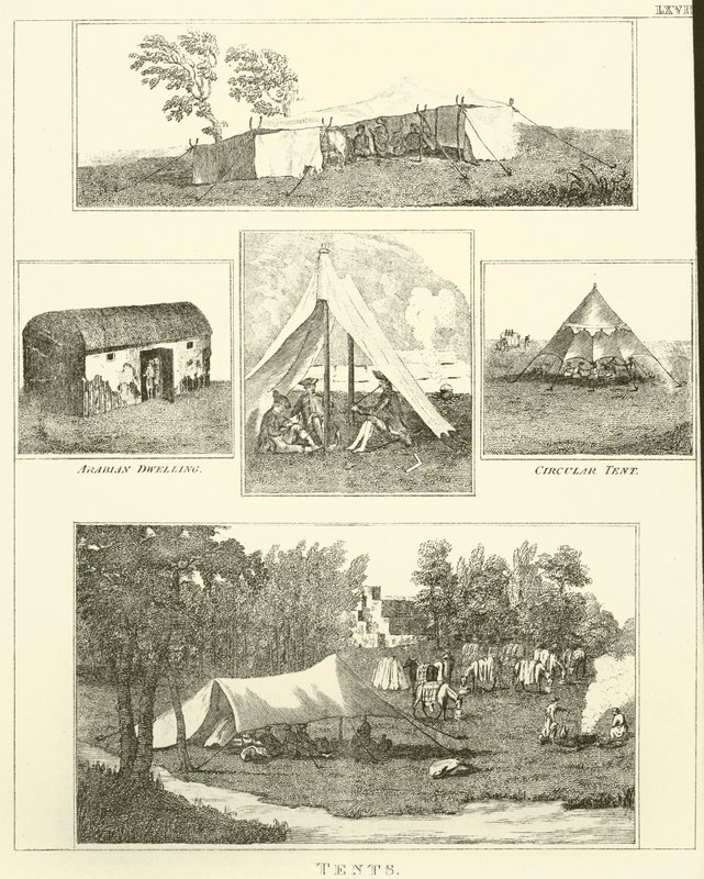 Çadırlar (gravür) by English School