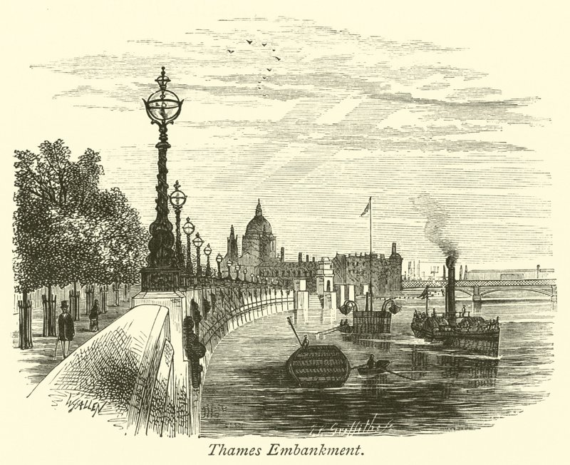 Thames Dolgusu by English School