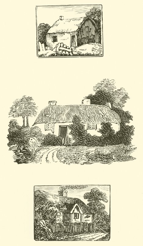 Sazdan evler (tahta baskı) by English School