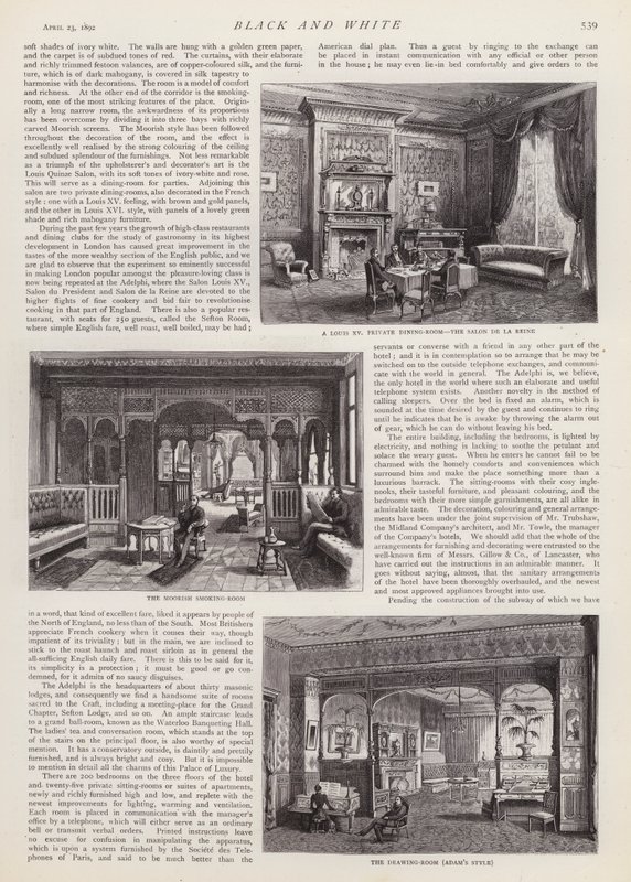 Adelphi Hotel, Liverpool, Merseyside (taş) by English School