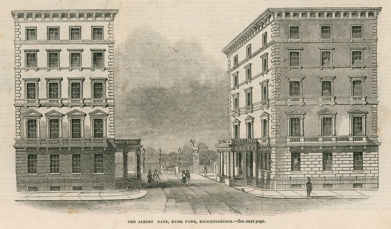 Albert Kapısı, Hyde Park, Knightsbridge by English School