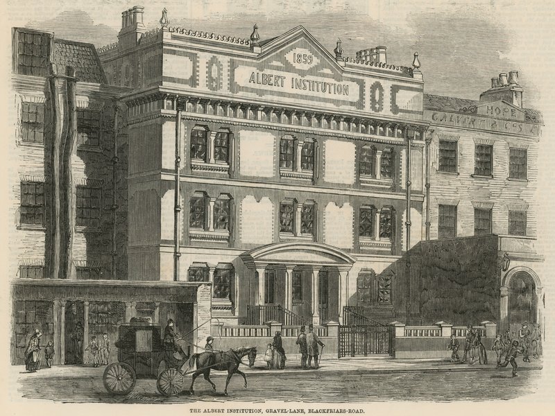 Albert Enstitüsü, Gravel Lane, Blackfriars Yolu, Londra by English School