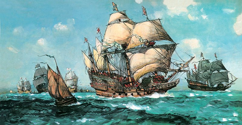 Ark Kraliyet Yelkenleri Armada ile Tanışacak (renkli taş) by English School
