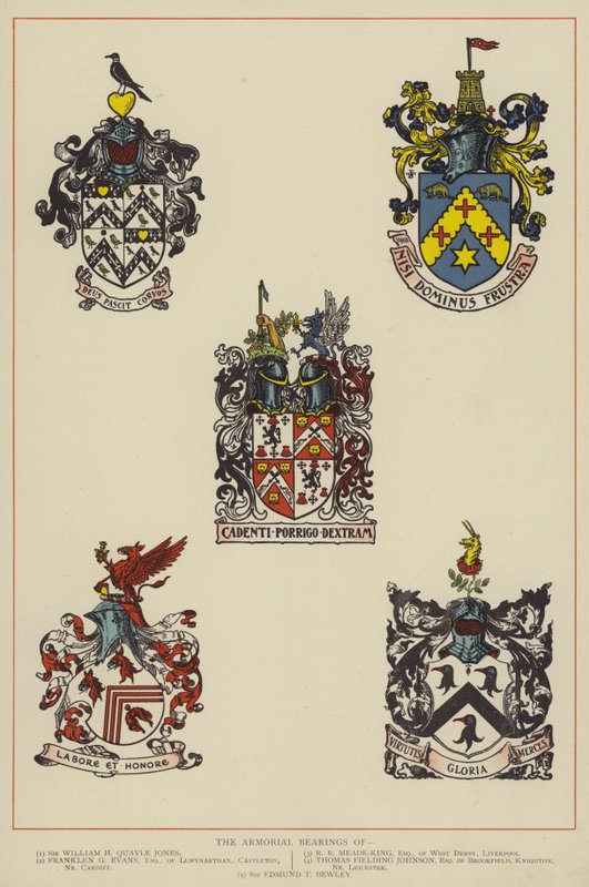 Armorial Taşıyıcılar (renkli taş baskı) by English School