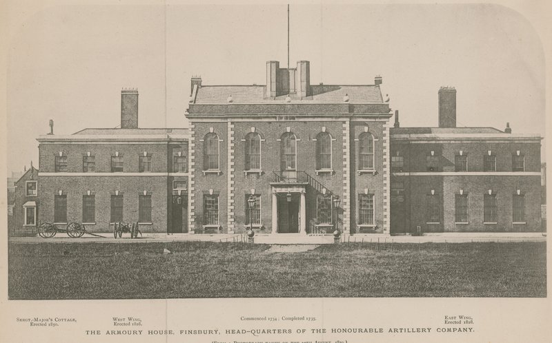 Armory House, Finsbury, Onurlu Topçu Bölüğü Karargahı by English School