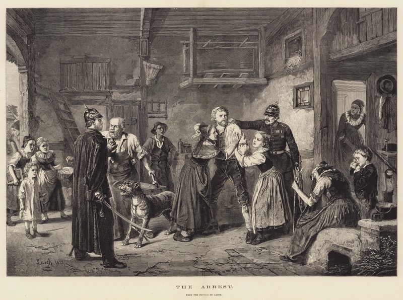 Tutuklama (gravür) by English School