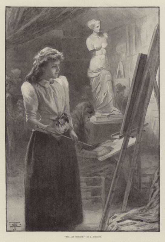 Sanat Öğrencisi (lito) by English School