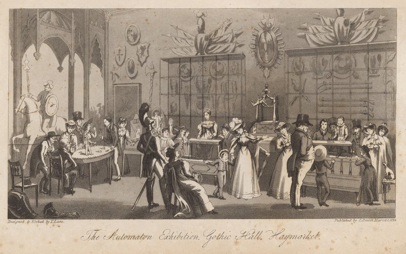 Otomat Sergisi, Gotik Salon, Haymarket by English School