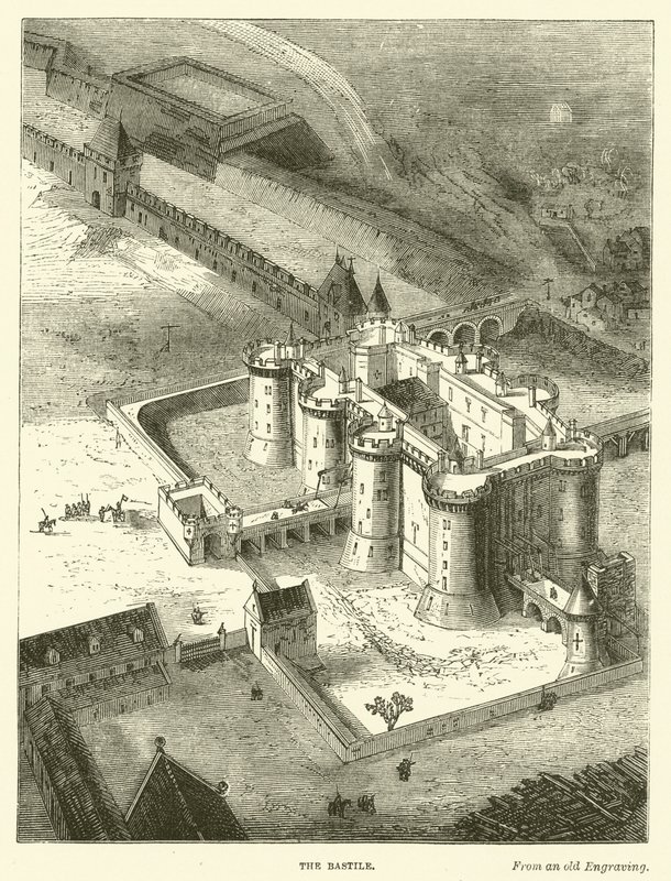 The Bastile (gravür) by English School