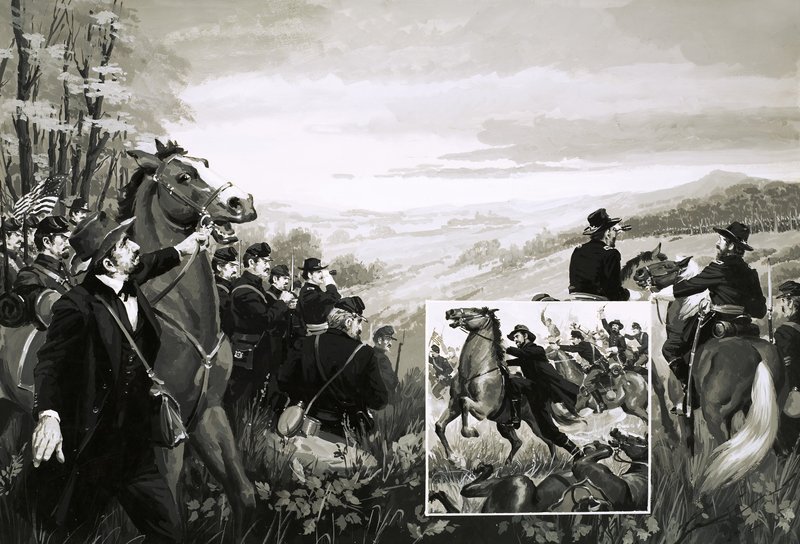 Antietam Savaşı by English School