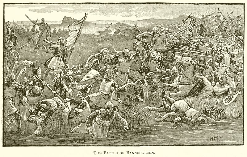 Bannockburn Savaşı by English School