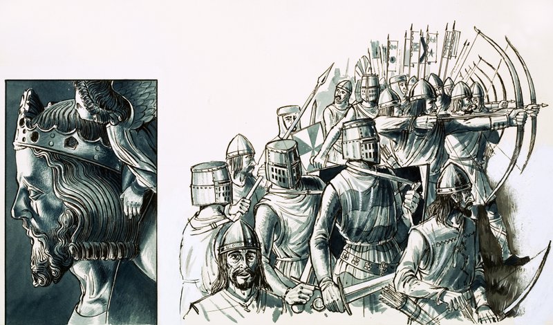 Bannockburn Savaşı by English School