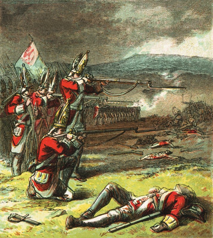 Culloden Savaşı by English School