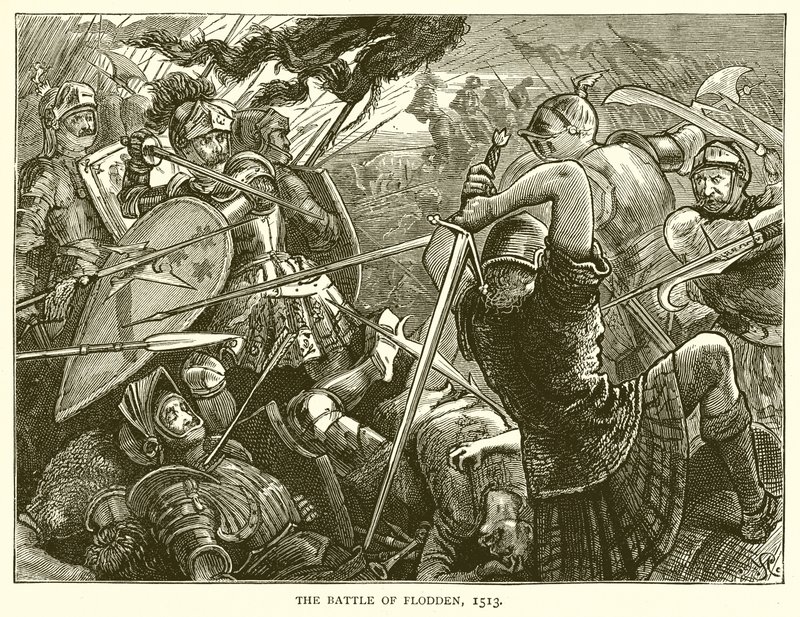 Flodden Savaşı, 1513 by English School