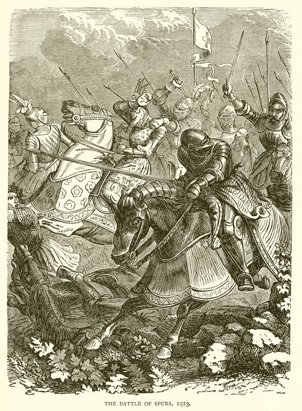 Spurs Savaşı, 1513 by English School