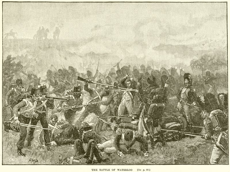 Waterloo Savaşı by English School