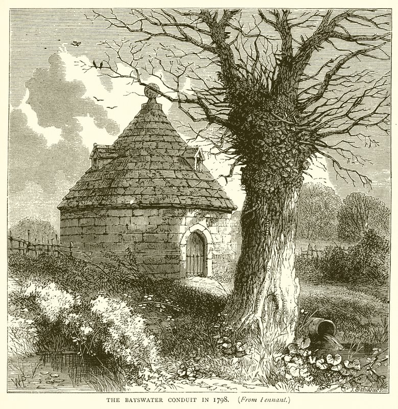 1798 yılında Bayswater Kanalı by English School