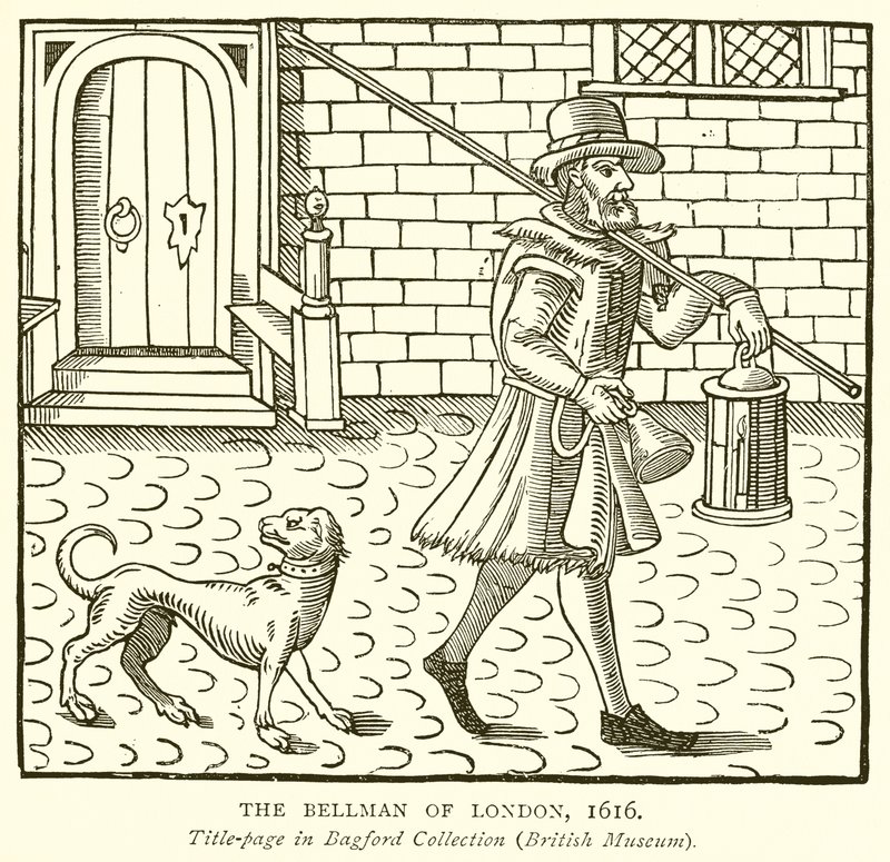 Londra'nın Bellman'ı, 1616 by English School