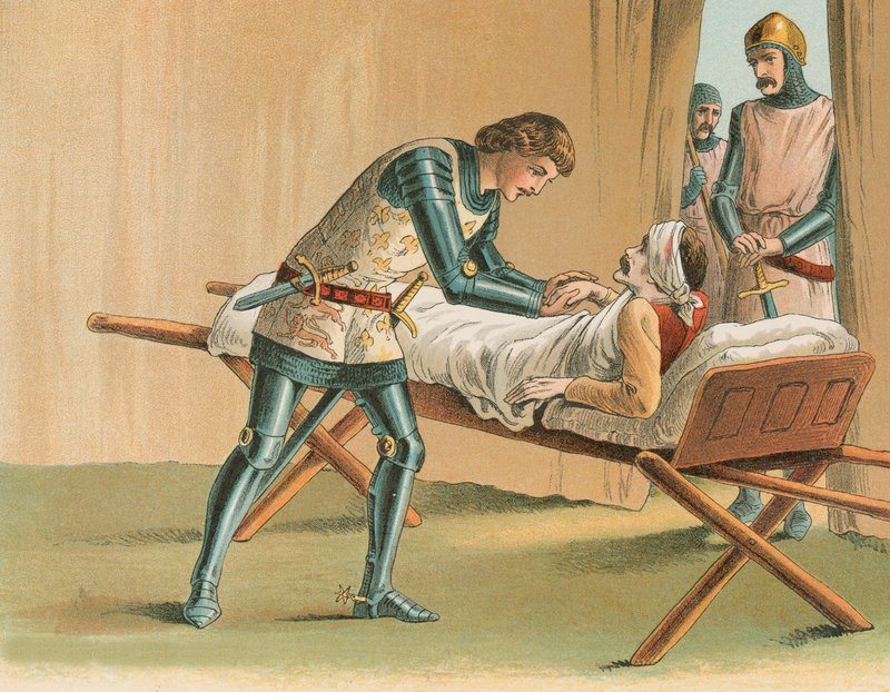 Kara Prens ve Lord James Audley by English School