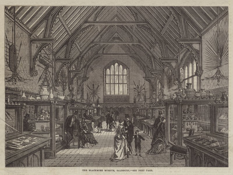 Blackmore Müzesi, Salisbury (gravür) by English School