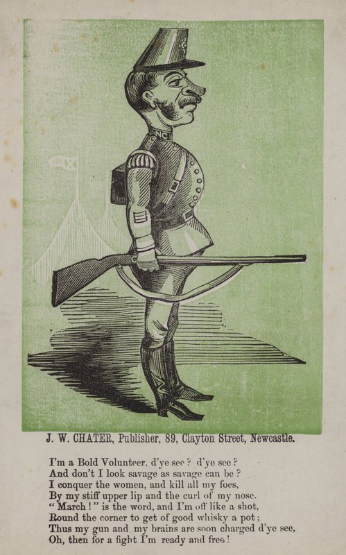 Cesur Gönüllü (renkli gravür) by English School